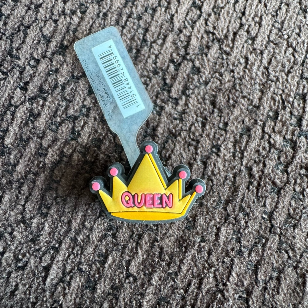 Queen Crown Croc Jibbitz/Shoe Charm
